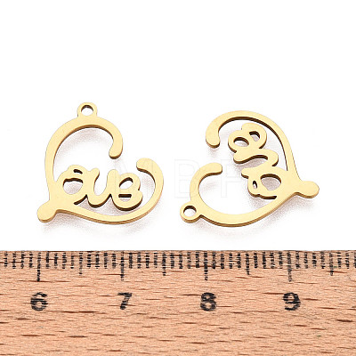 201 Stainless Steel Pendants STAS-T073-50G-1