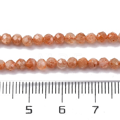 Natural Gold Sunstone Beads Strands G-G188-B02-01-1