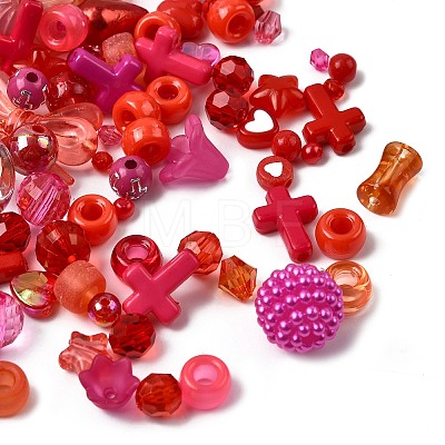 Opaque & Transparent Acrylic Beads SACR-XCP0001-06G-1