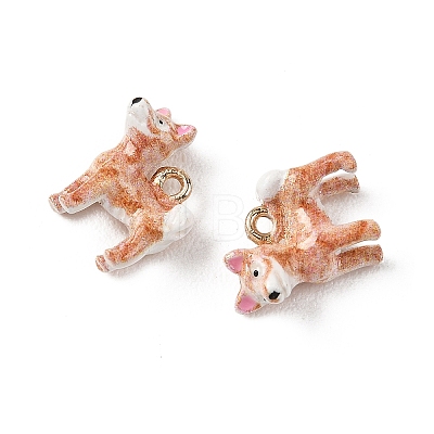 Alloy Enamel Pendants FIND-G115-01-1