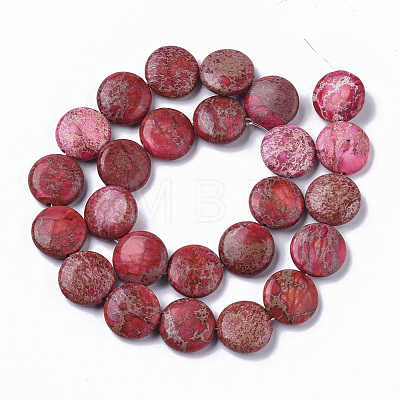 Natural Imperial Jasper Beads Strands G-S355-87D-05-1