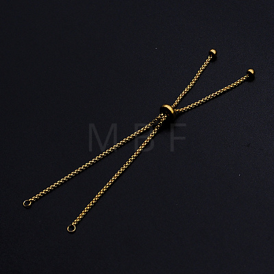 Adjustable 201 Stainless Steel Slider Bracelets Making LS-STAS-S105-JN646-2-1