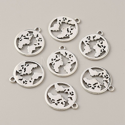 Tibetan Style Alloy Charms FIND-CJC0007-77-1
