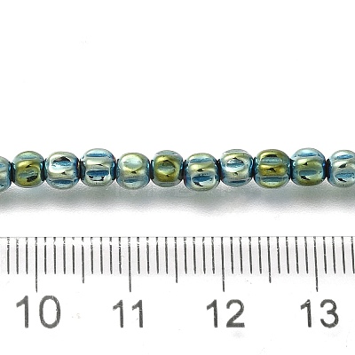 Electroplated Synthetic Non-magnetic Hematite Beads Strands G-C154-A01-01H-1