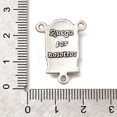 Tibetan Style Alloy Chandelier Component Links PALLOY-D291-26AS-1