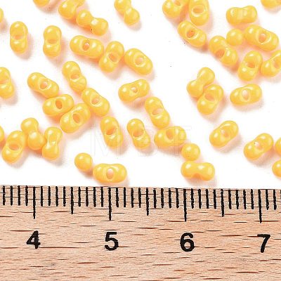 Baking Paint Glass Seed Beads SEED-A033-04K-1