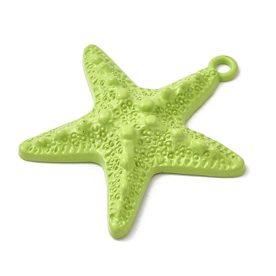 Spray Paint Alloy Big Pendants X-FIND-H055-14-1