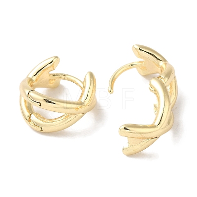 Brass Earring for Women EJEW-U008-06G-1