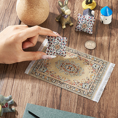 Turkish Style Mini Nylon Carpets AJEW-TA0003-66C-1