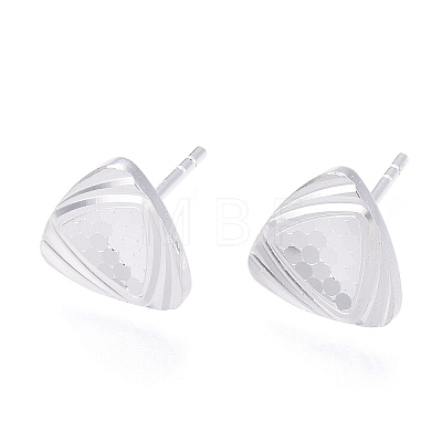 925 Sterling Silver Stud Earrings STER-T004-52S-1