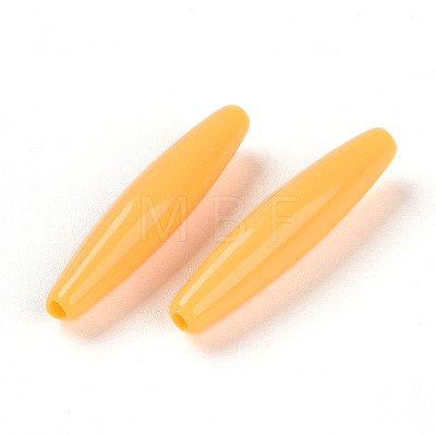 Opaque Acrylic Beads OACR-M015-14F-1