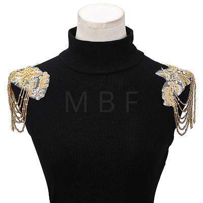 Flower Computerized Embroidery Ornament Accessories AJEW-WH0410-116A-1