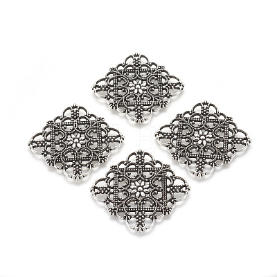 Tibetan Style Filigree Joiners LS-TIBEP-A2690-AS-LF-1