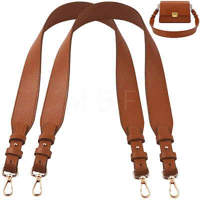2Pcs PU Leather Bag Handles DIY-CL0002-72A-1