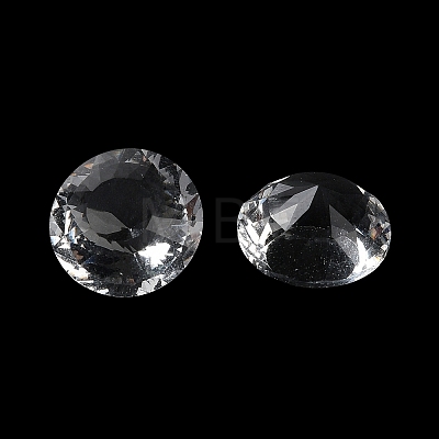 Transparent Glass Rhinestone Cabochons RGLA-B003-10A-10-1