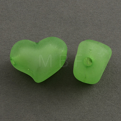 Frosted Acrylic Beads FACR-Q004-M-1