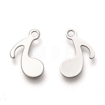 201 Stainless Steel Charms STAS-C017-09P-1