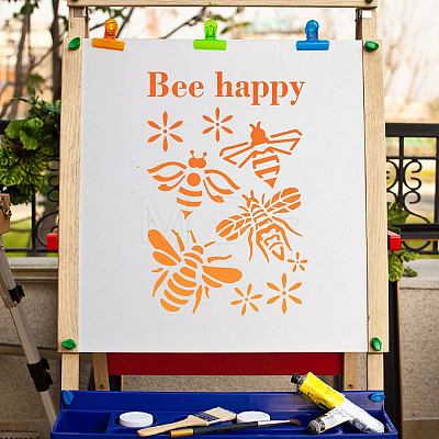 PET Plastic Drawing Painting Stencils Templates DIY-WH0284-007-1