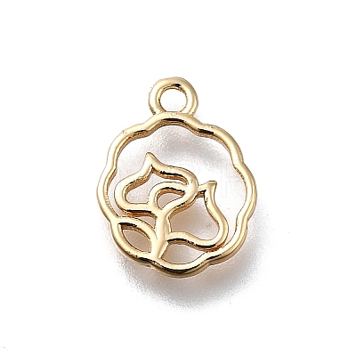 Brass Pendants KK-D312-02G-1