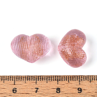 Handmade Gold Sand Lampwork Beads LAMP-T026-02A-02-1