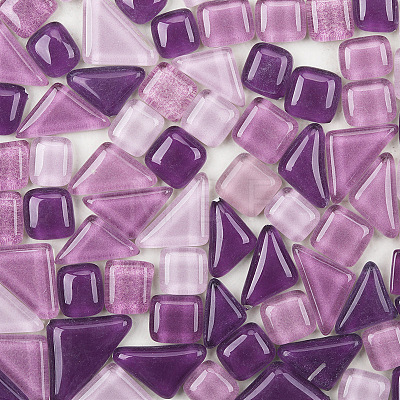 Transparent Glass Cabochons LS-GLAA-WH0025-19R-1