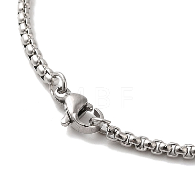 304 Stainless Steel Pendant Necklaces NJEW-K253-06P-1