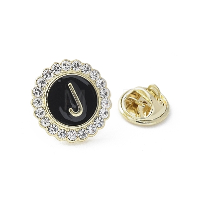 Letter Enamel Pins JEWB-S042-03J-G-1