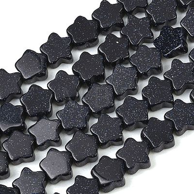 Synthetic Blue Goldstone Beads Strands GG-CBA199E-C02-01-1