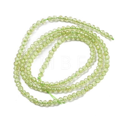 Natural Peridot Beads Strands G-B107-A06-01A-1