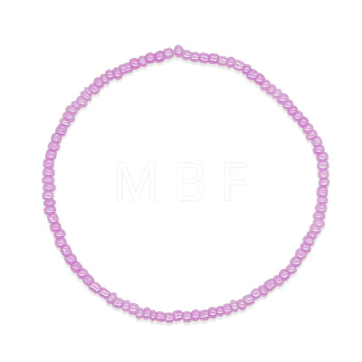 Glass Seed Beads Stretch Bracelets ZE8223-1-1
