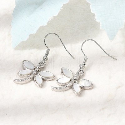 Rack Plating Brass Dangle Earrings for Women KK-CBA69D1-01P-02-1