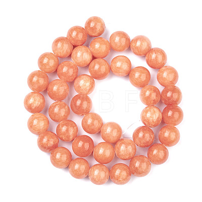 Natural Mashan Jade Beads Strands DJAD-6D-18-2-1