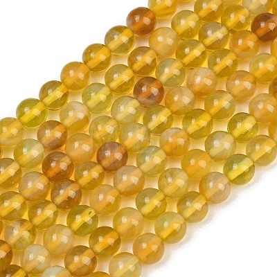 Handmade Lampwork Beads Strand LAMP-B056-8mm-07-1