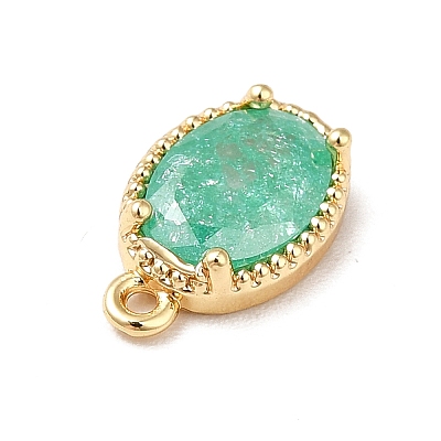 Glass Charms KK-M233-01G-D-1