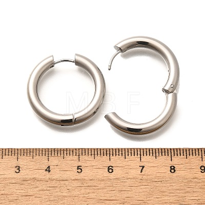 304 Stainless Steel Hoop Earrings for Women EJEW-M068-15I-P-1