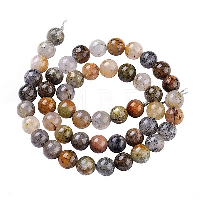 Natural Sunstone Beads Strands G-SZ0001-30B-1