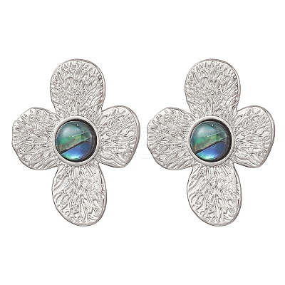 304 Stainless Steel Stud Earrings EJEW-JE06951-01-1