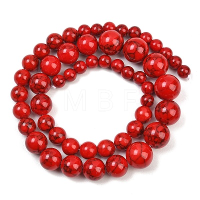 Synthetic Turquoise Graduated Beads Strands GG-CBA2AE1-A04-C-1