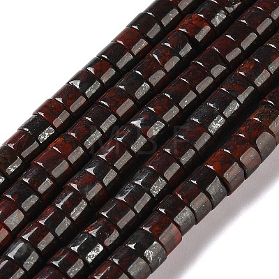 Natural Brecciated Jasper Beads Strands G-M420-A20-01-1