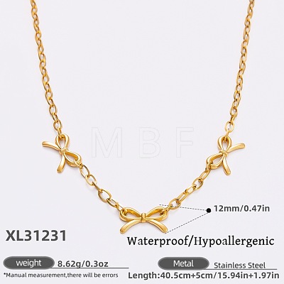 316L Surgical Stainless Steel Link Chain Necklaces for Women FS-WGE9B28-07-1