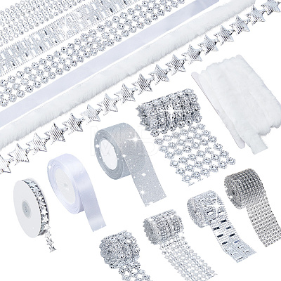 Polyester Star Ribbon Trim OCOR-DC0001-34-1