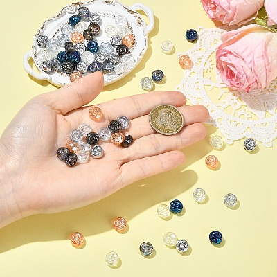 30Pcs Electroplate Glass Beads EGLA-YW0005-57A-01-1