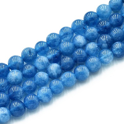 Natural Quartz Beads Strands G-N355-6mm-13-1