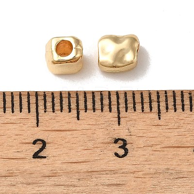 Cuboid Alloy Beads FIND-G066-02LG-1