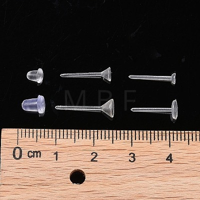 Plastic Stud Earring Findings KY-PH0007-25-1