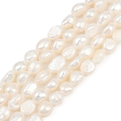 Natural Cultured Freshwater Pearl Beads Strands PEAR-P064-20H-05A-1