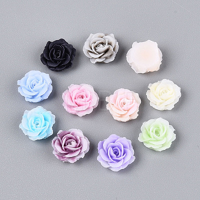 Opaque Resin Decoden Cabochons RESI-N052-02-1