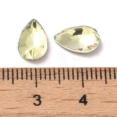 Glass Rhinestone Cabochons RGLA-P037-11B-D337-1
