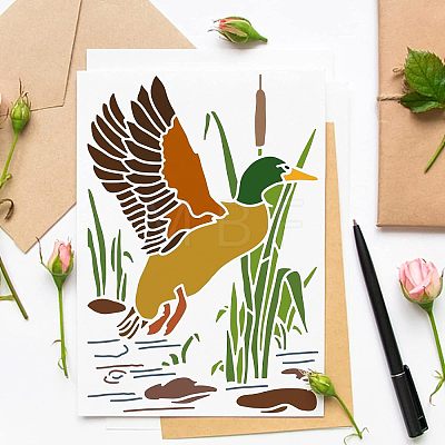 Large Plastic Reusable Drawing Painting Stencils Templates DIY-WH0202-420-1