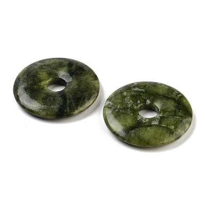 Natural Southern Jade Pendants G-K099-50mm-03-1